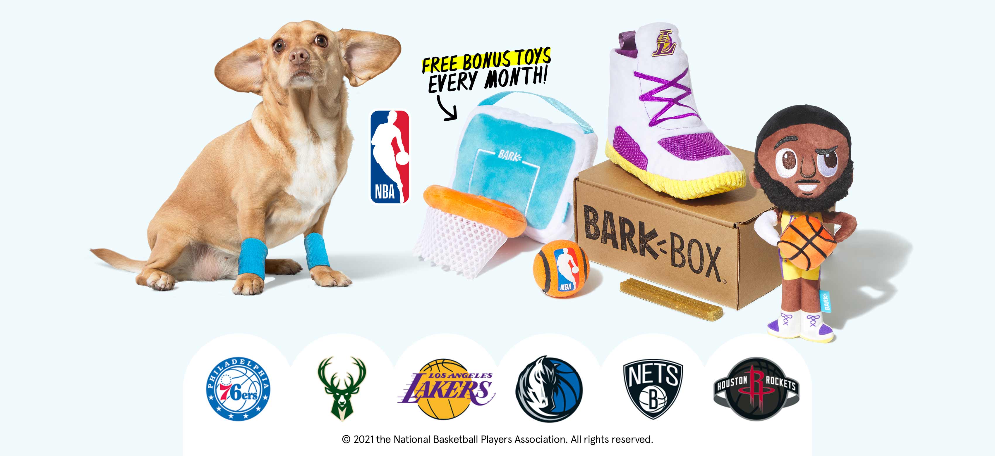 BarkBox, a monthly box of dog goodies starting at $23 per month