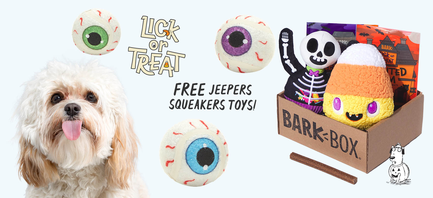 BarkBox, a monthly box of dog goodies starting at $23 per month