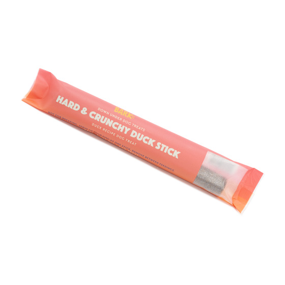 Photograph of BarkBox’s Hard and Crunchy Duck Stick product