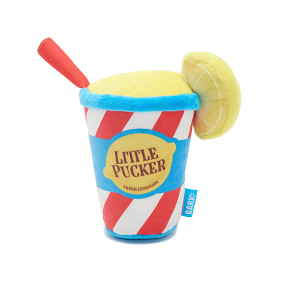 Photograph of BarkBox’s Little Pucker Lemonade product