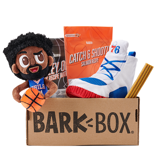Photograph of BarkBox’s The Philadelphia 76ers product