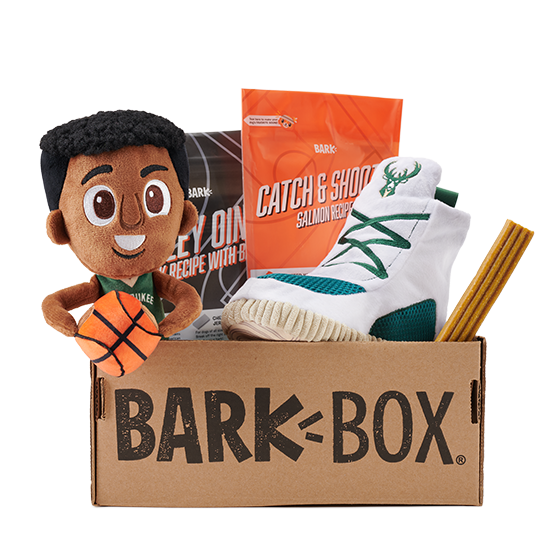 Photograph of BarkBox’s The Milwaukee Bucks  product