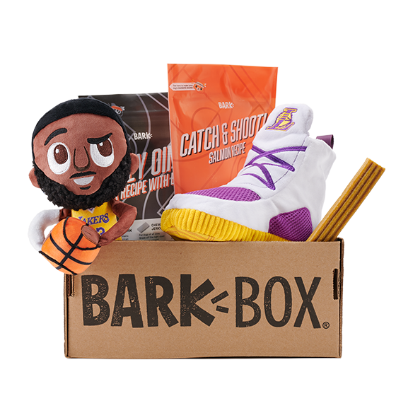 Photograph of BarkBox’s The LA Lakers product