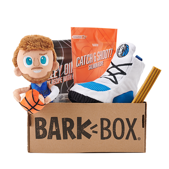Photograph of BarkBox’s The Dallas Mavericks product