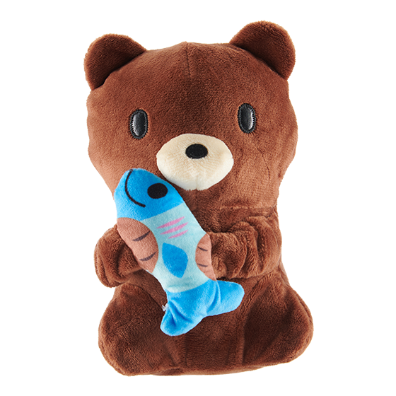 Photograph of BarkBox’s Izzy the Grizzly & Sal product