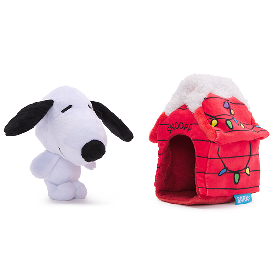 Photograph of BarkBox’s Doghouse Snoopy product
