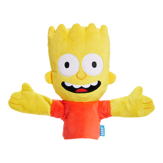Photograph of BarkBox’s Bart Simpsons Pup-Pet product