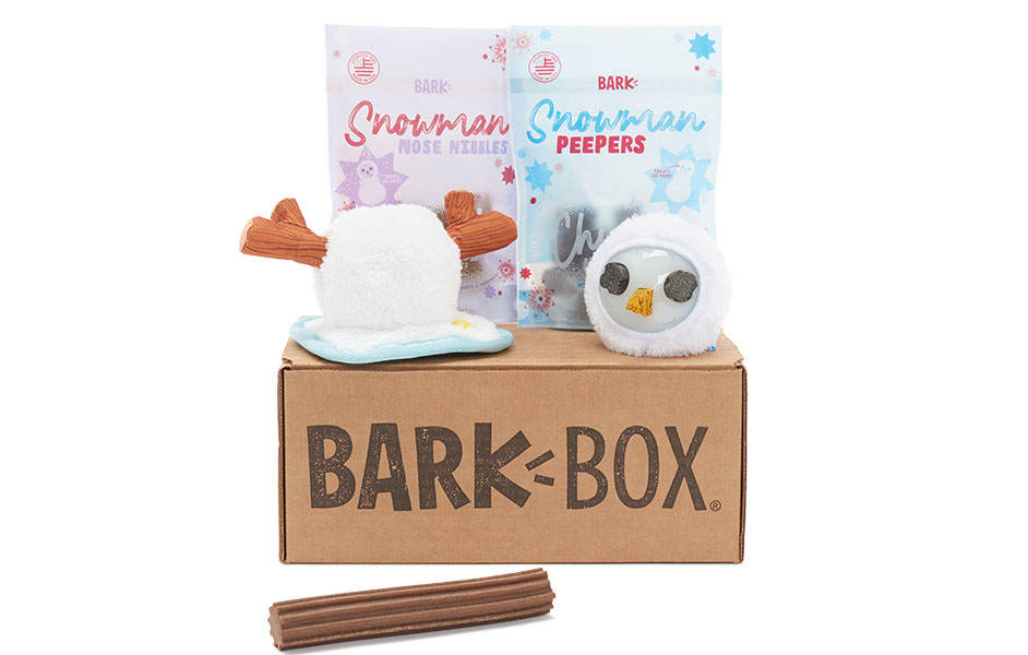 Snowbound Hounds themed BarkBox