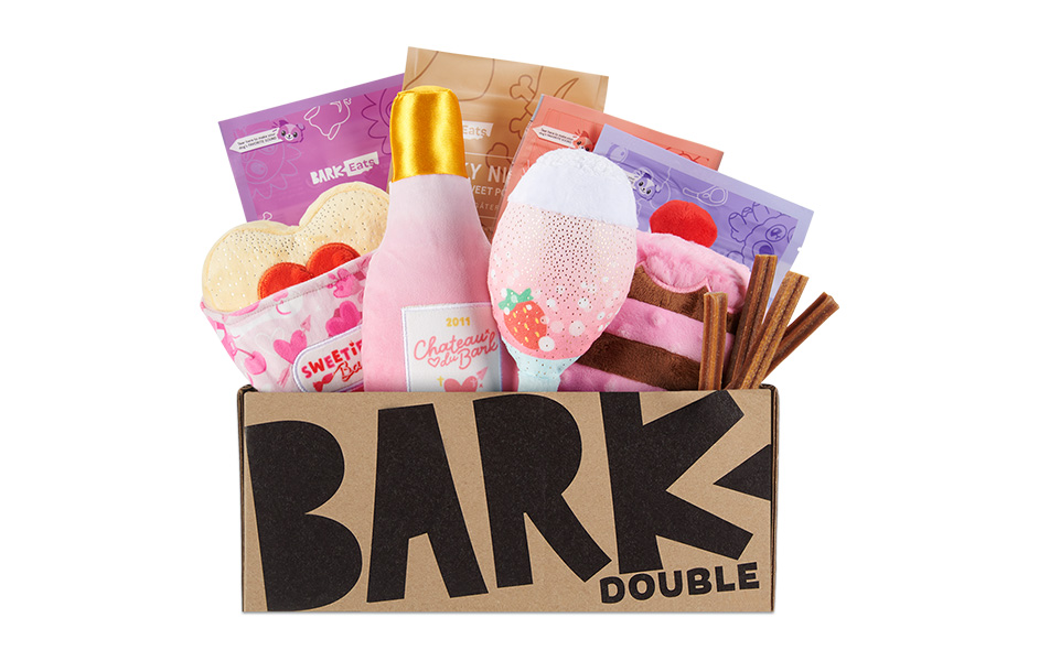Sweetie Pies Barkery | Valentine's Day themed dog toys | BarkBox themed BarkBox